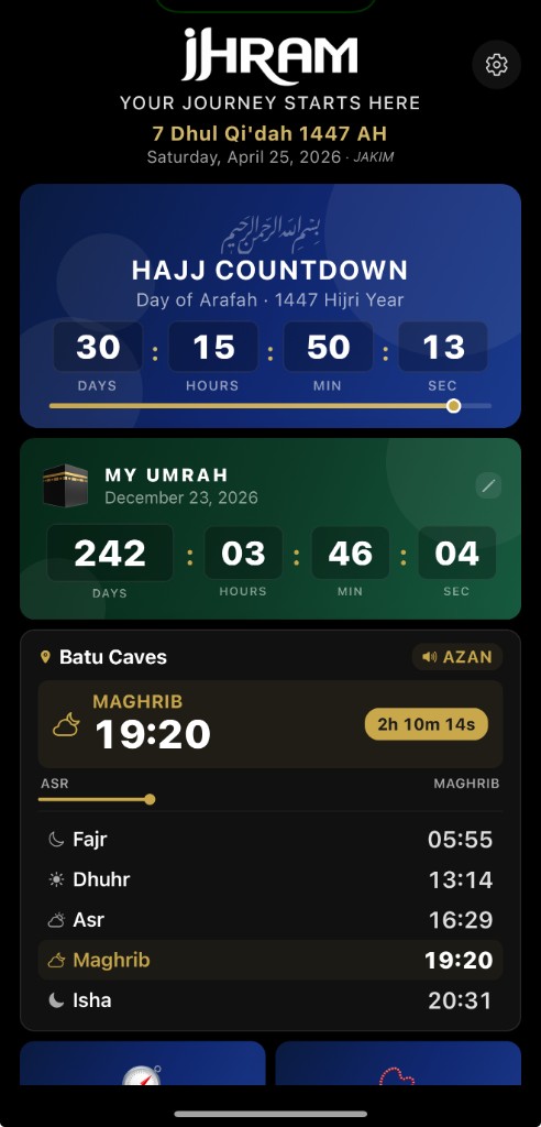 IHRAM App Screenshot